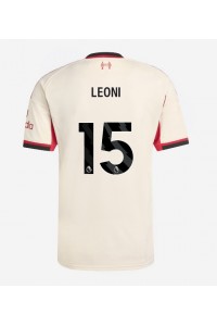 Fotbalové Dres Liverpool Giovanni Leoni #15 Venkovní Oblečení 2025-26 Krátký Rukáv